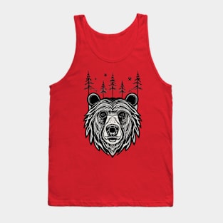 Forrest bear Tank Top